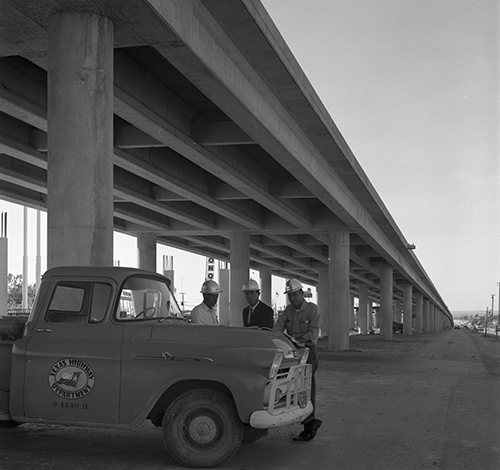 elevated portion of I-35 in Temple