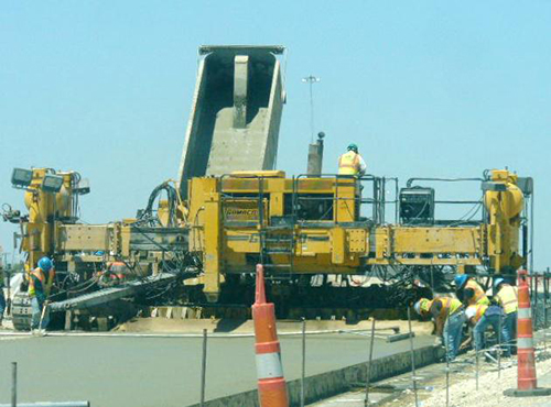 slip-form paver