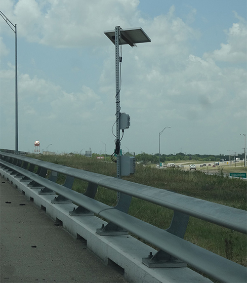 speed sensor on roadside